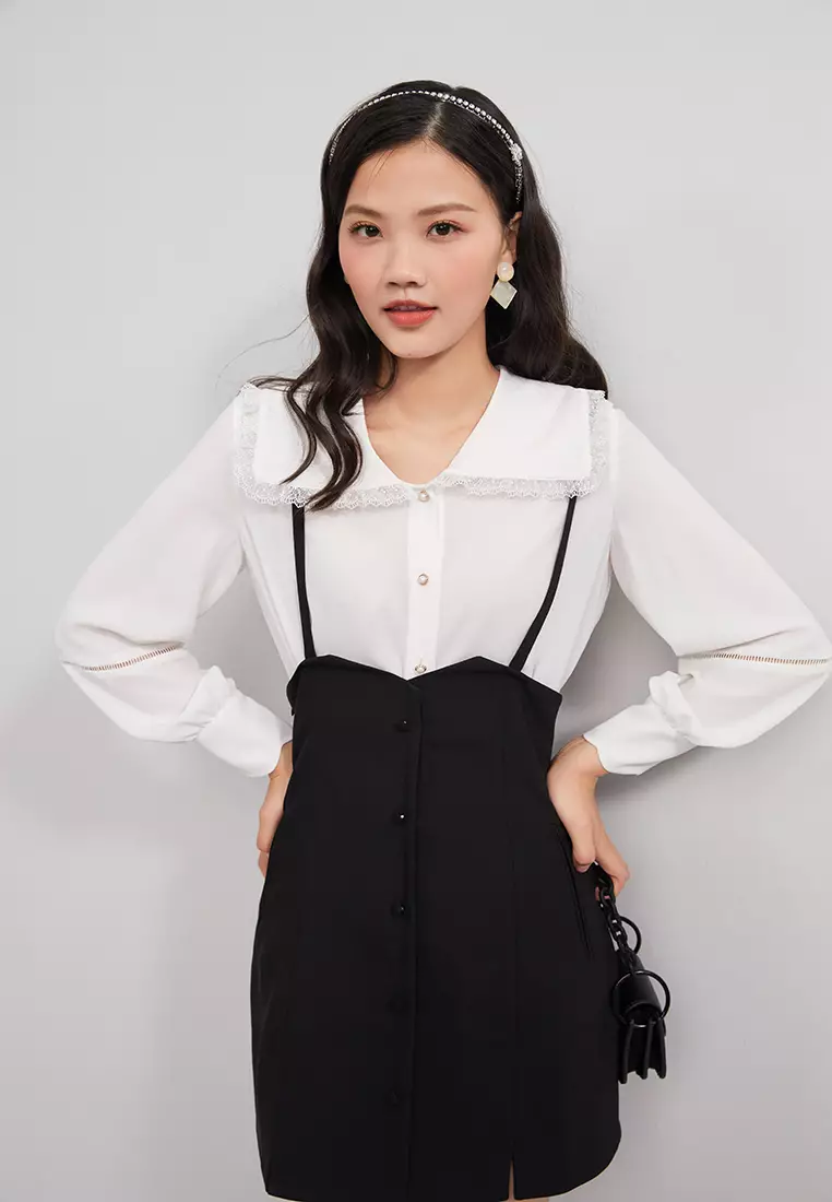 Buy Hopeshow Suspender Mini Skirt 2026 Online | ZALORA