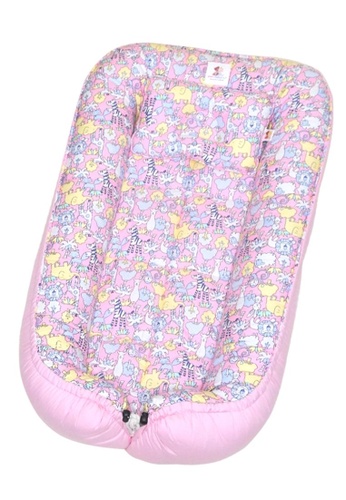Babycuddleph pink Animal Kingdom Pastel Pink Babycuddle Bed and Infant Pillow 10731ES909F0DEGS_1