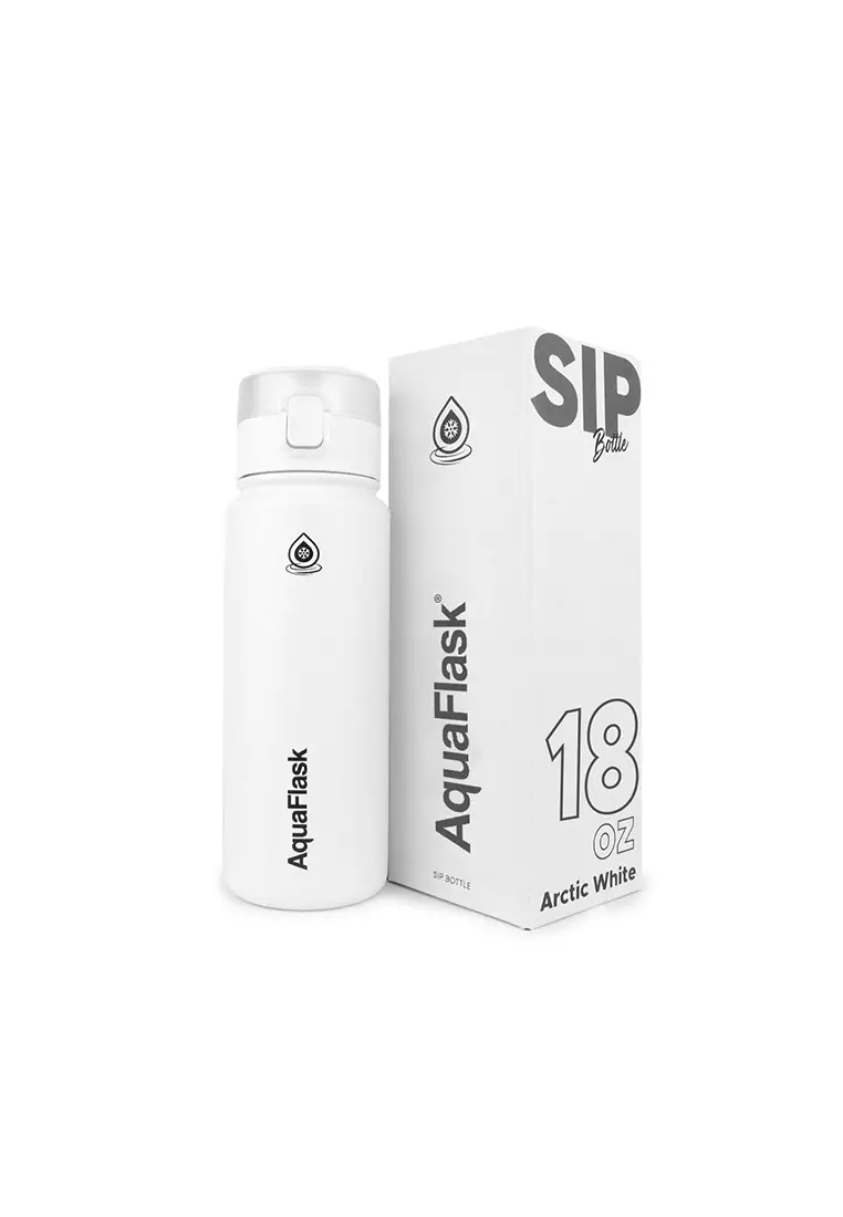 18oz Arctic White Sip Bottle