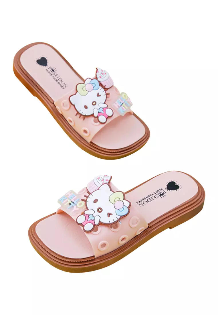 Discount on Lucky JX  shoes - SKU: Yezzy Cartoon Flip Flops Rubber Slippers for Kids Girls