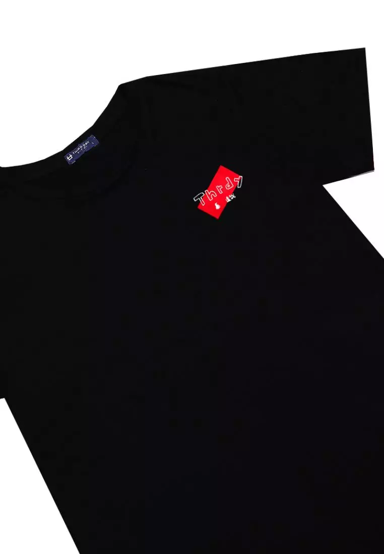 MTI27 Kaos Pria Distro Basketo Hata Hitam