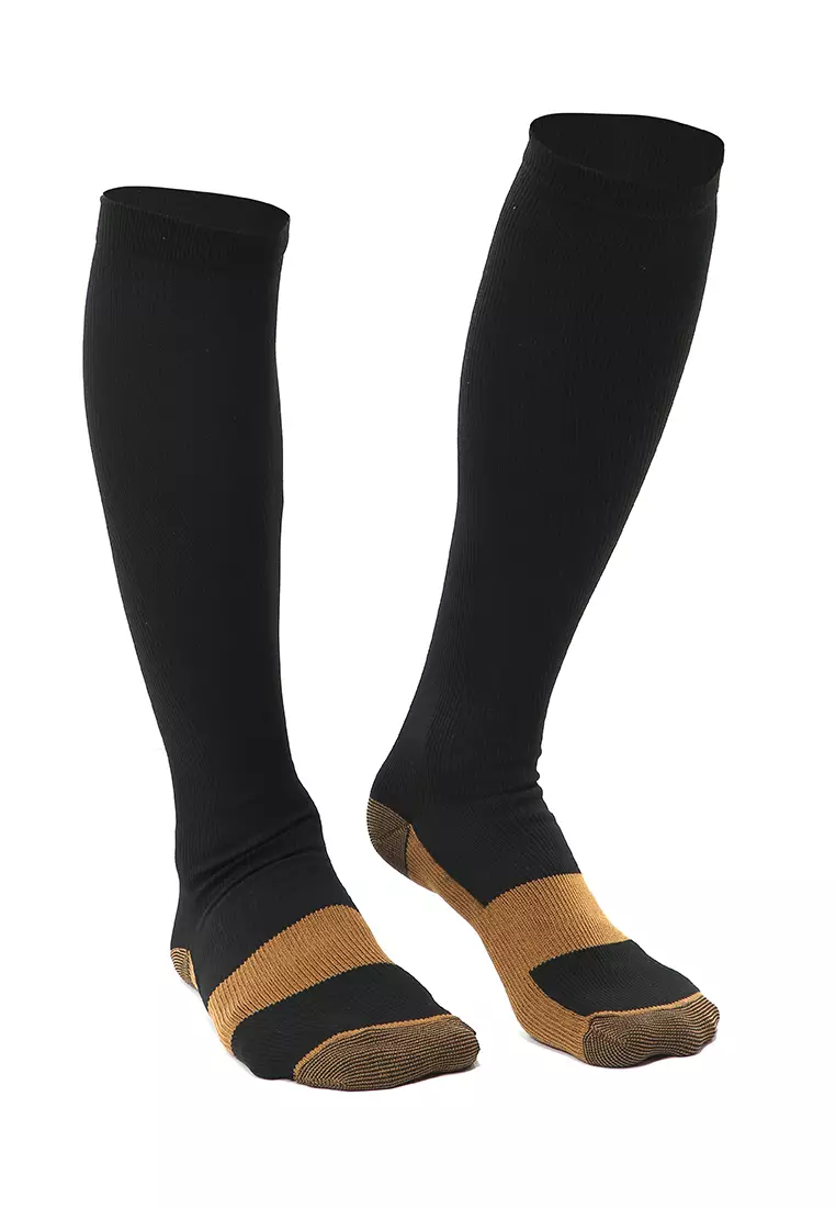 Seish Socks Healthy Kaos Kaki Kesehatan Unisex Remove Odor Material Poliester Spandeks Nylon ORIGINAL - Black