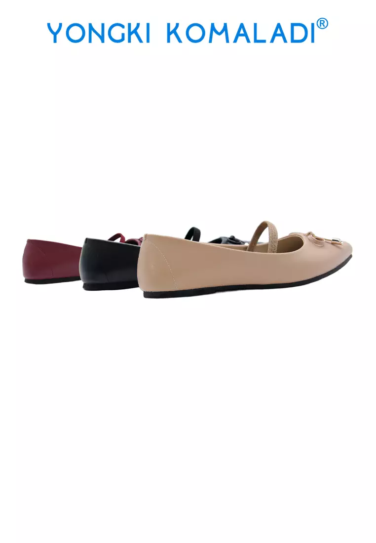 YONGKI KOMALADI MAEVE FLATSHOES OL-EJM835-25 MAROON