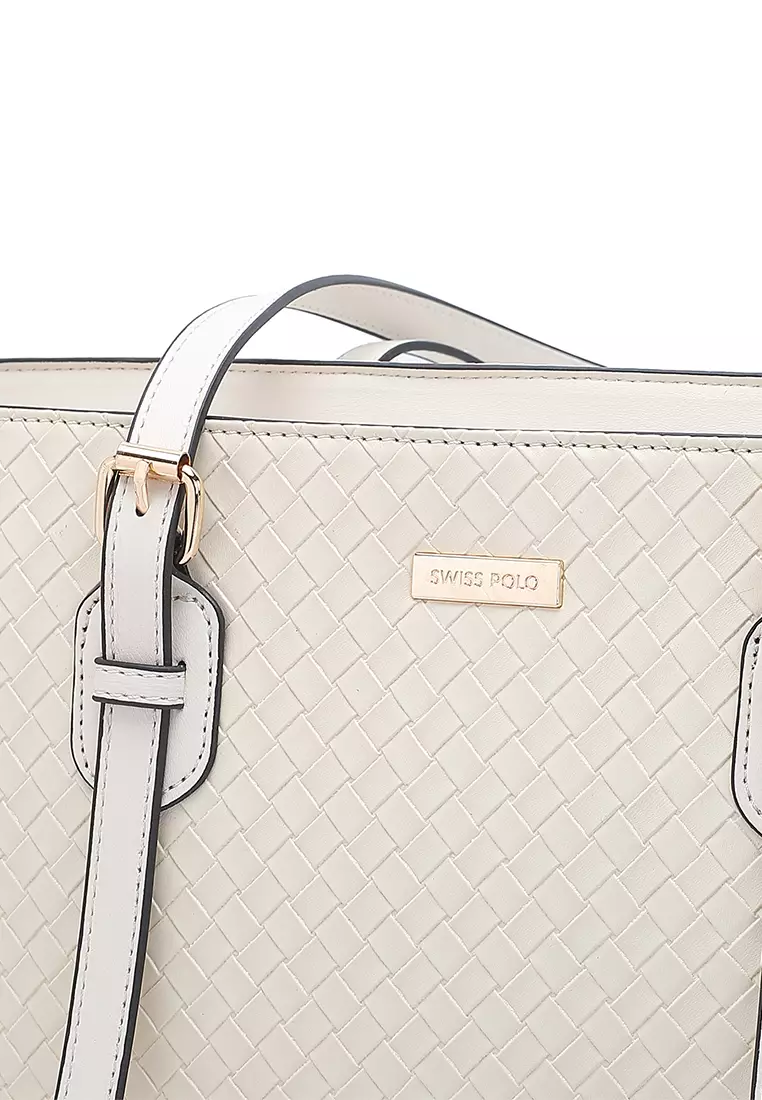 Women's Tote Bag / Shoulder Bag - White