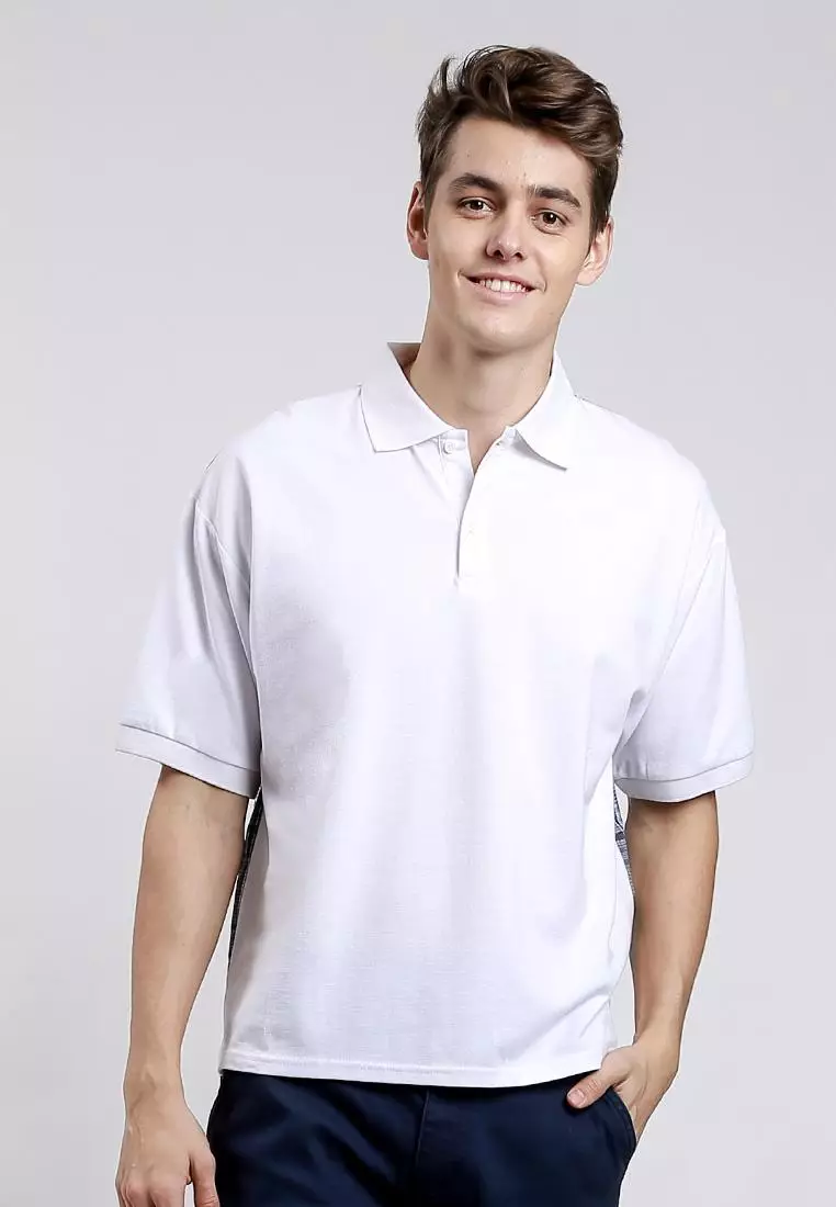 Bench white polo on sale shirt