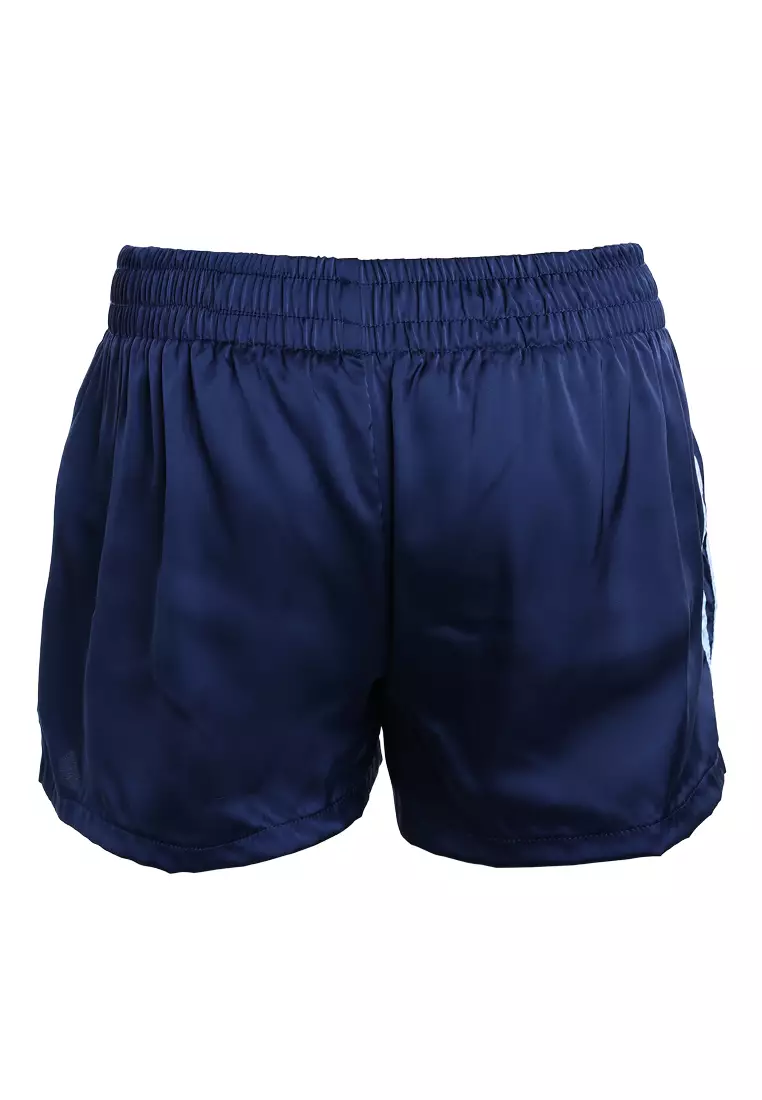 Celana Pendek Spice Bergaris Warna Navy