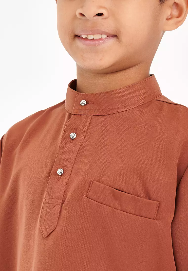 Gene Martino - Majdi Baju Melayu Modern Fit Sedondon – Kids 1170