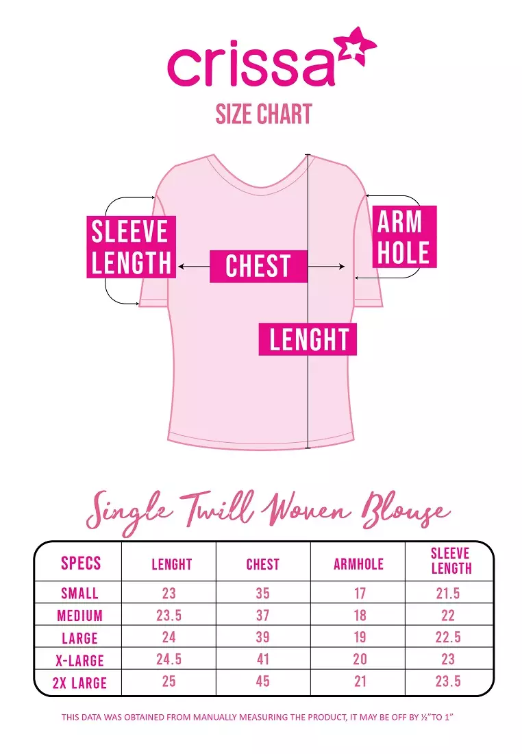 Single Twill Woven Long Sleeves Blouse