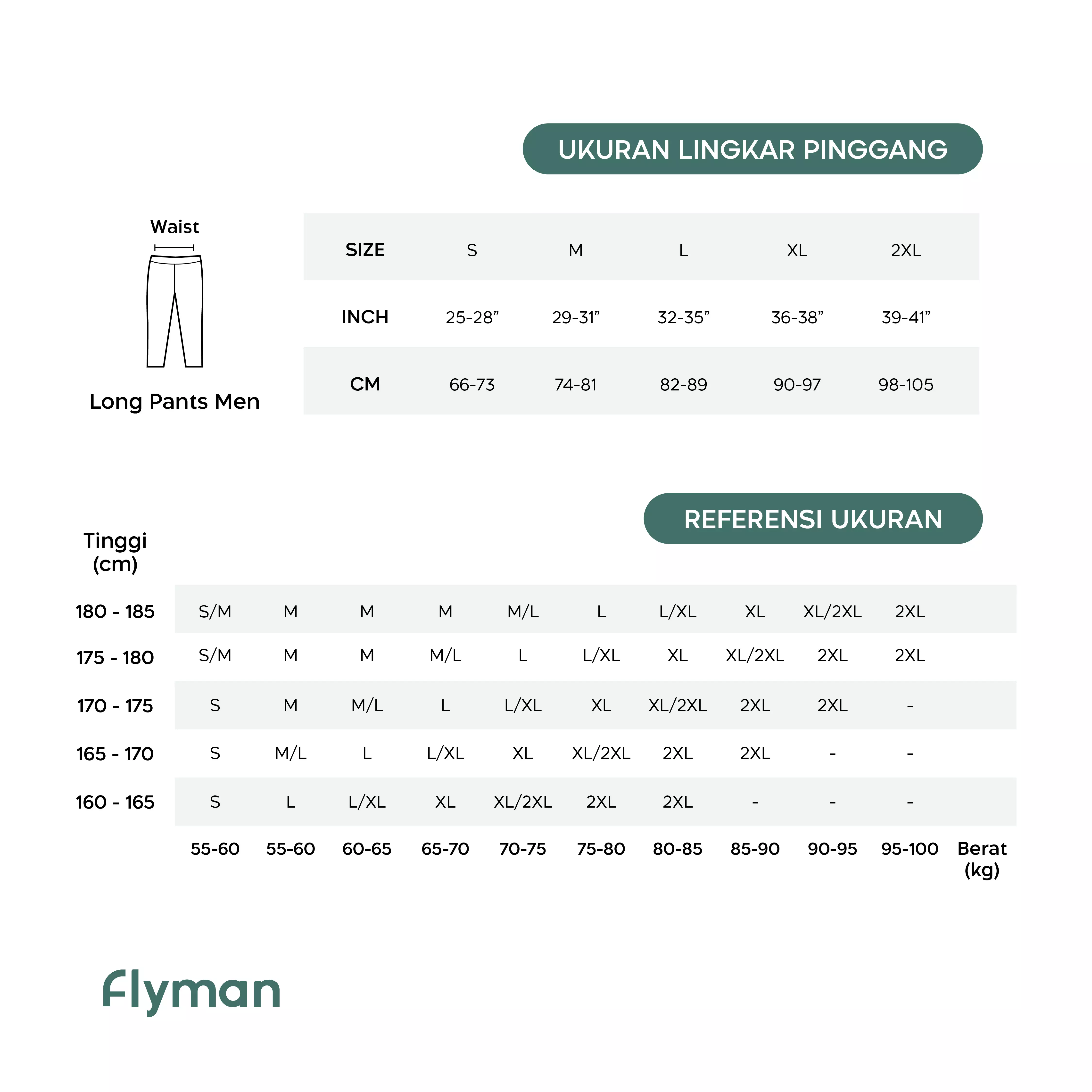 Flyman Relaxing Jogger Pants 1 pcs FM 3356 - Ash