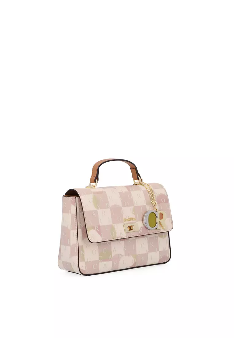 Dark Beige The Camo Top-Handle Bag