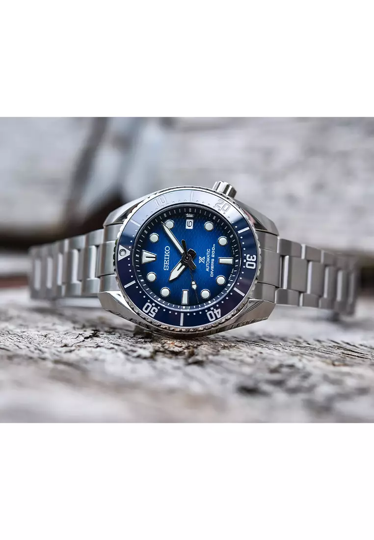 Seiko Prospex SPB321J1 King Sumo Automatic Divers 200m Blue Dial - Stainless Steel