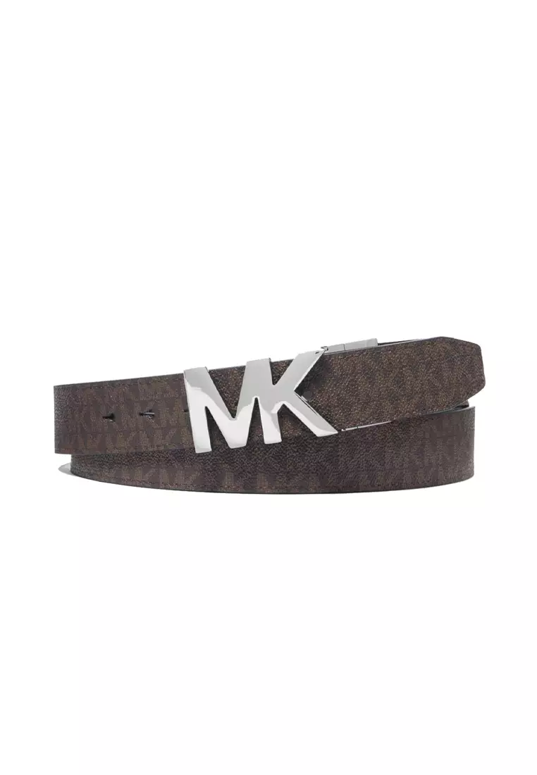 Buy Michael Kors 4-In-1 Logo Reversible Belt Box Set Brown/Black