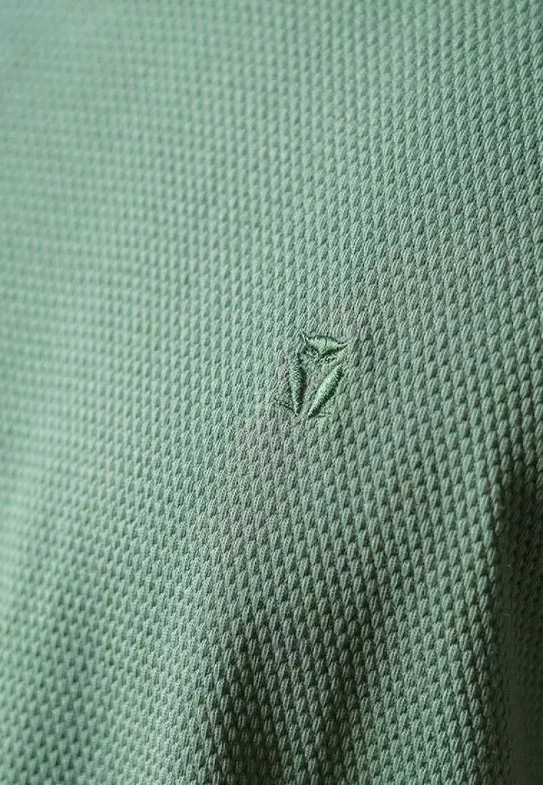 MATSUDA Kaos Lengan Panjang 20S Texture Popcorn Katun Nagato