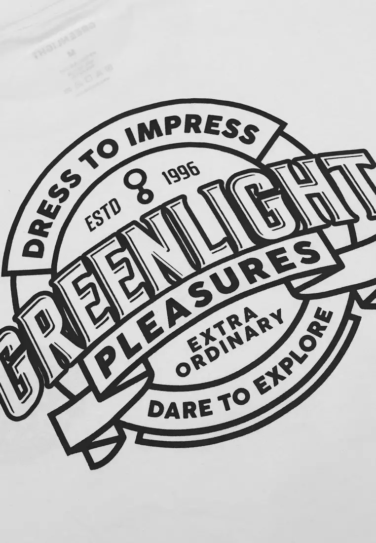 Greenlight Men's T-Shirt Short Sleeve Regular Fit Cotton Dress To Impress OL-C140425