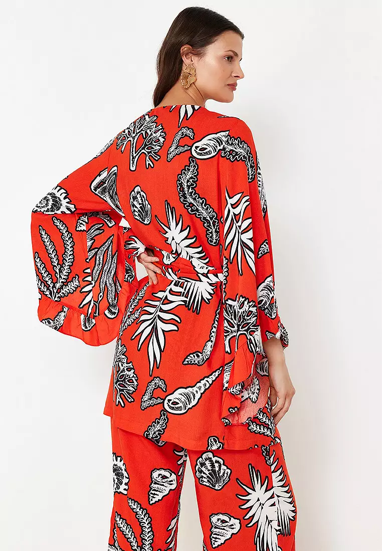 Printed Kimono