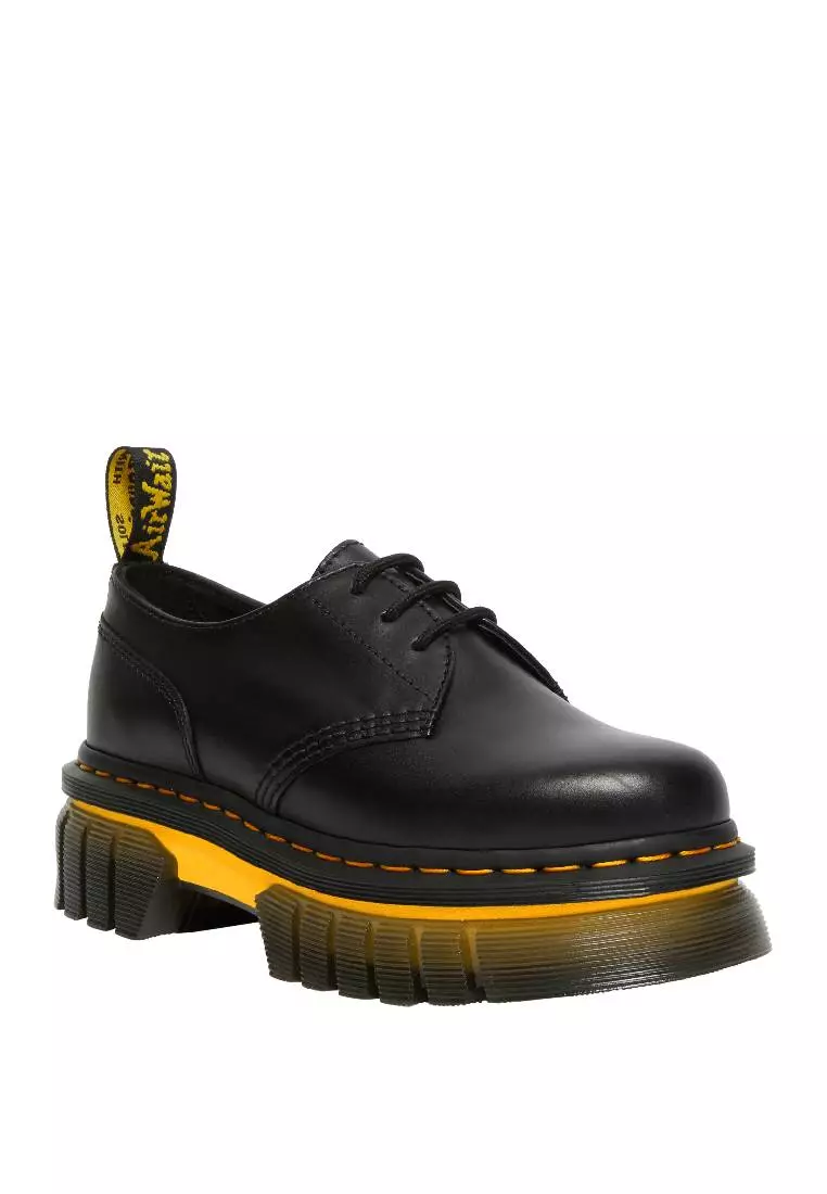 AUDRICK CONTRAST SOLE LEATHER PLATFORM SHOES