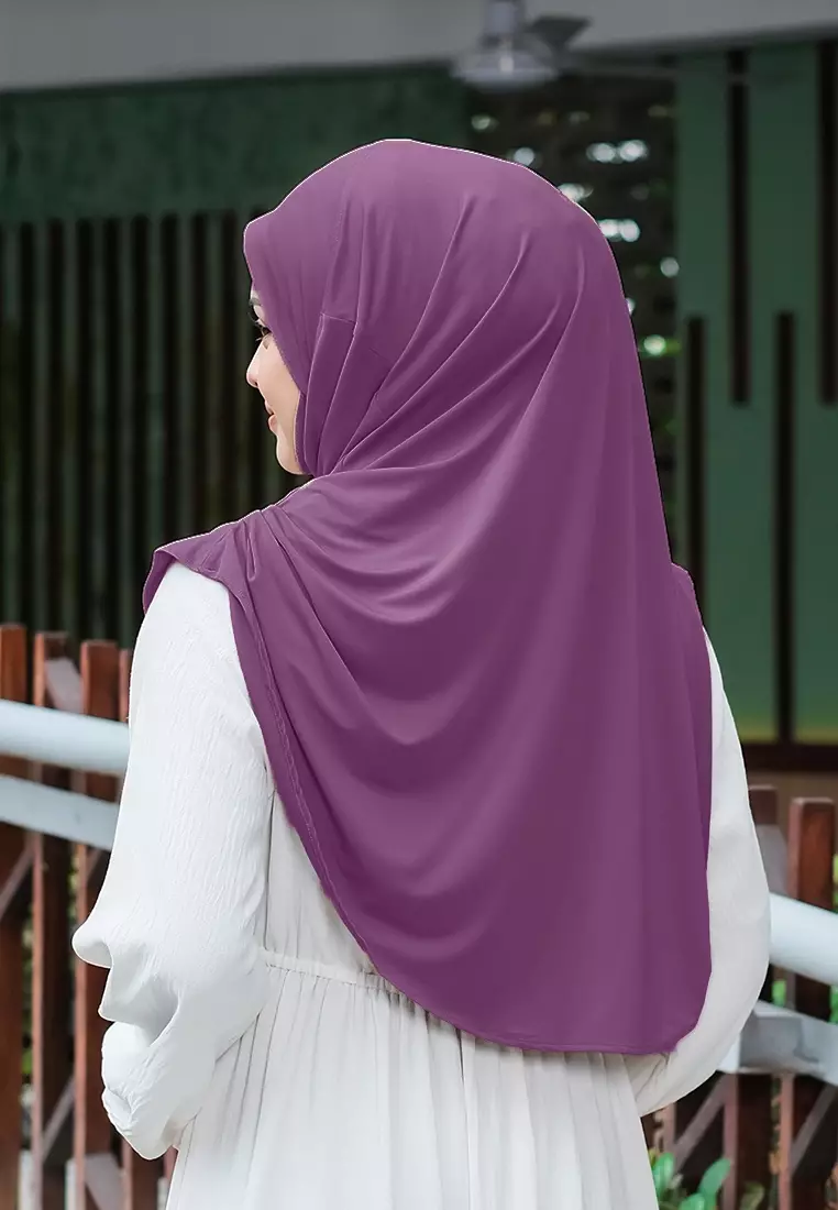 HIJAB INSTAN FATHIA - DARK PURPLE