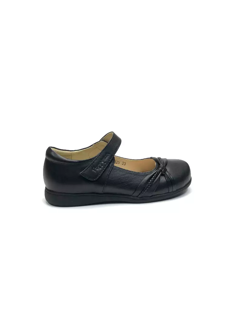 Girls black hot sale school loafers