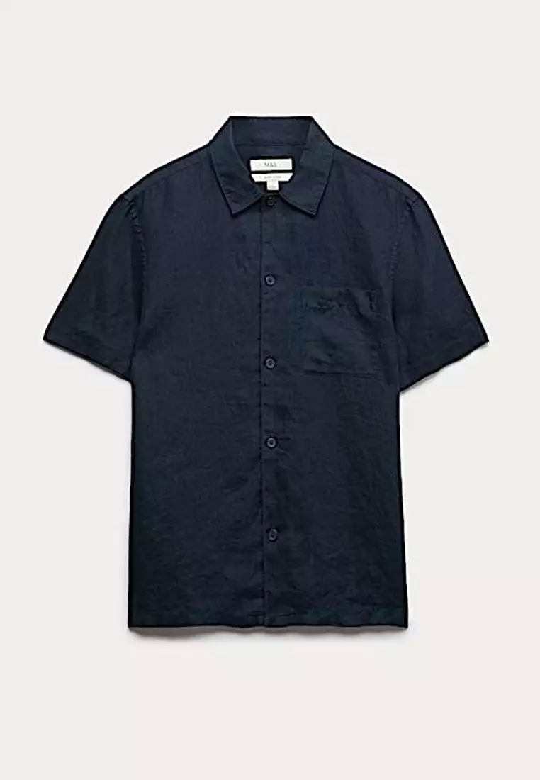 Pure Linen Short Sleeve Shirt