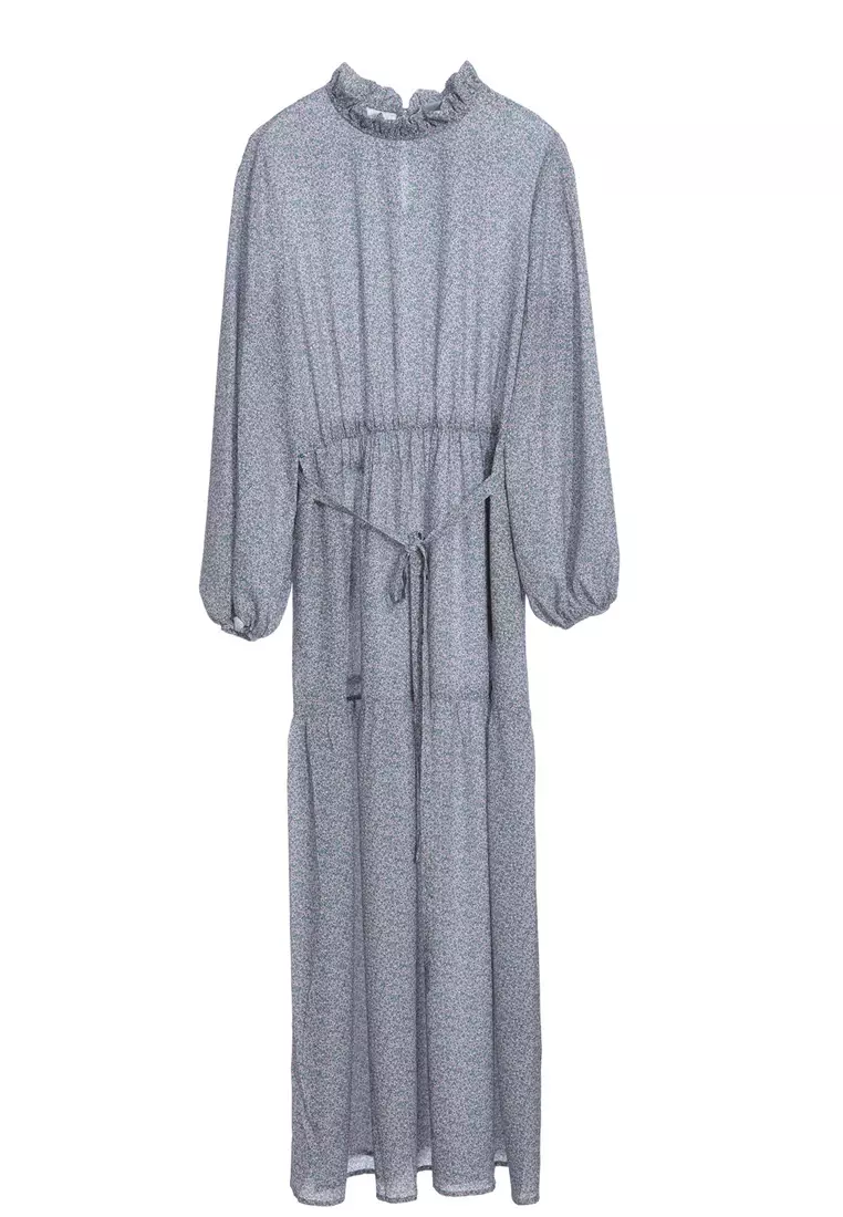 All Over Floral Print Maxi Dress