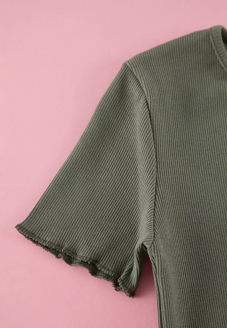 Basic Ribbed T-Shirt