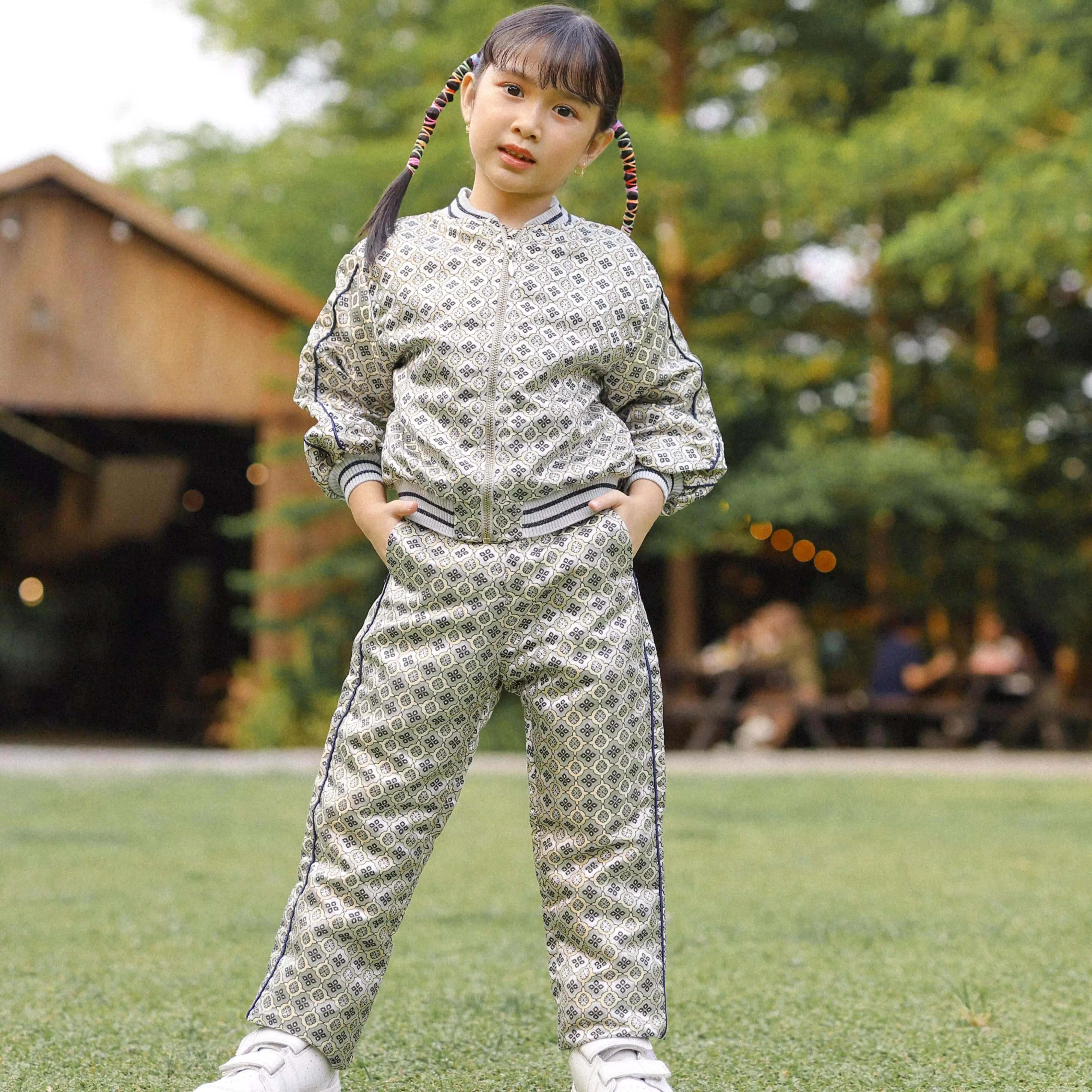 Gingersnaps Winter Folklore Jacket - Jaket Anak Perempuan (Multi)