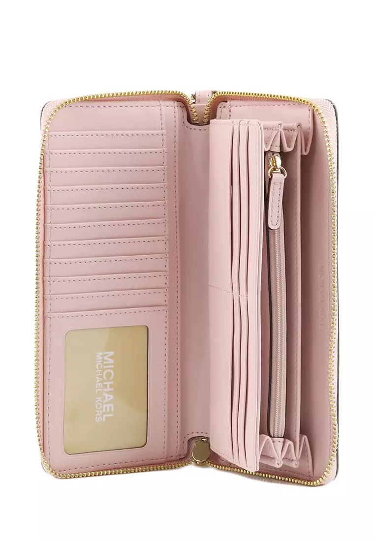 Michael kors jet new arrivals set travel wallet pink