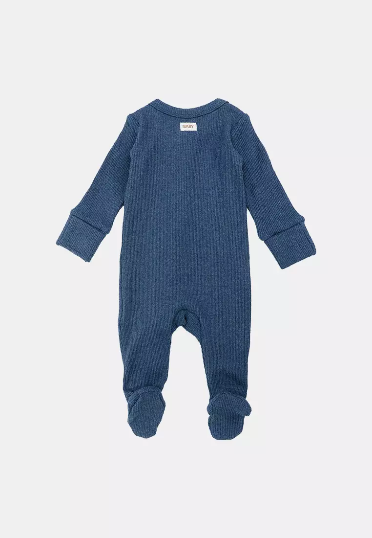 Littlie Long Sleeves Zip Romper