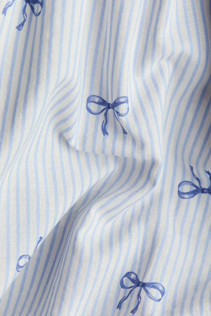 Flared cotton dress