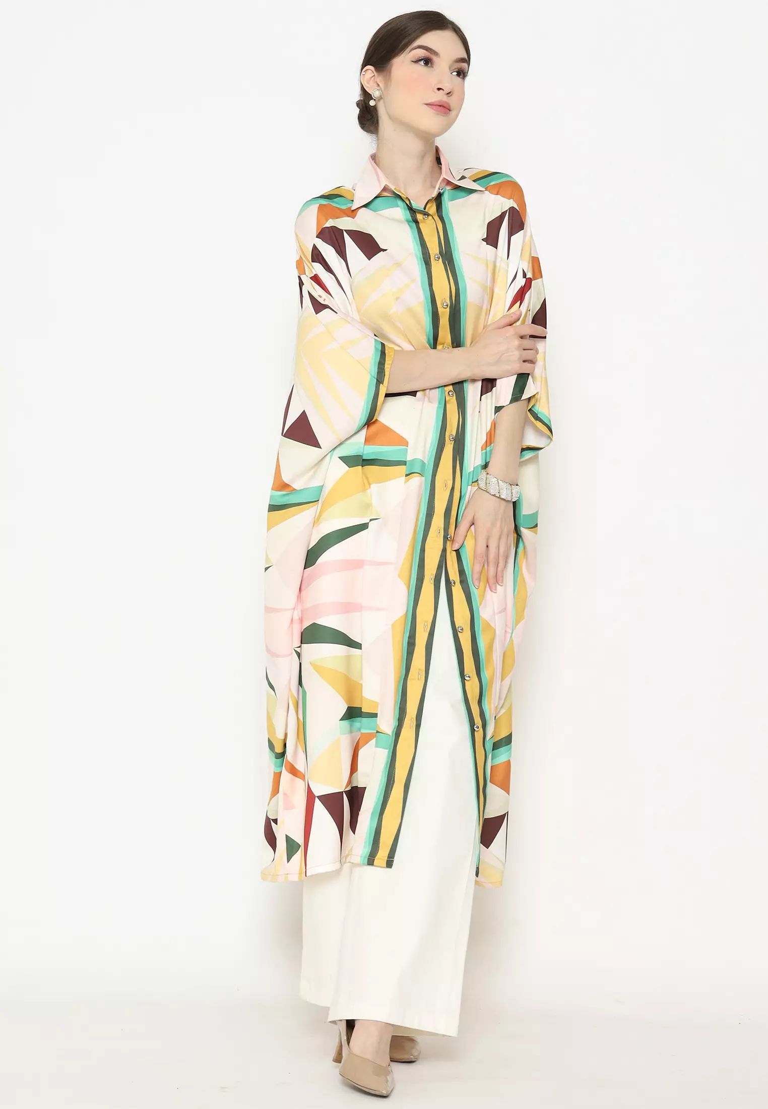 Kanzi Collared Kaftan