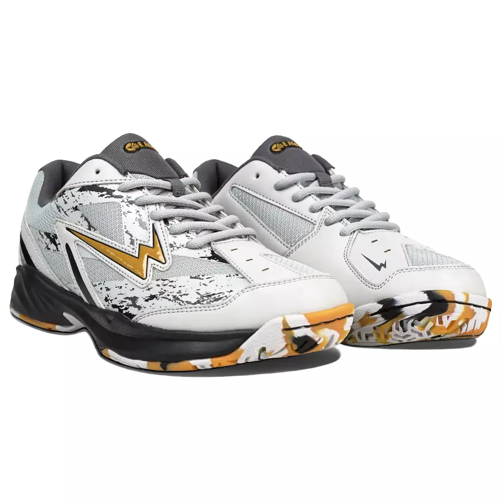 Eagle Sepatu Badminton Shard - ABU ABU/HITAM