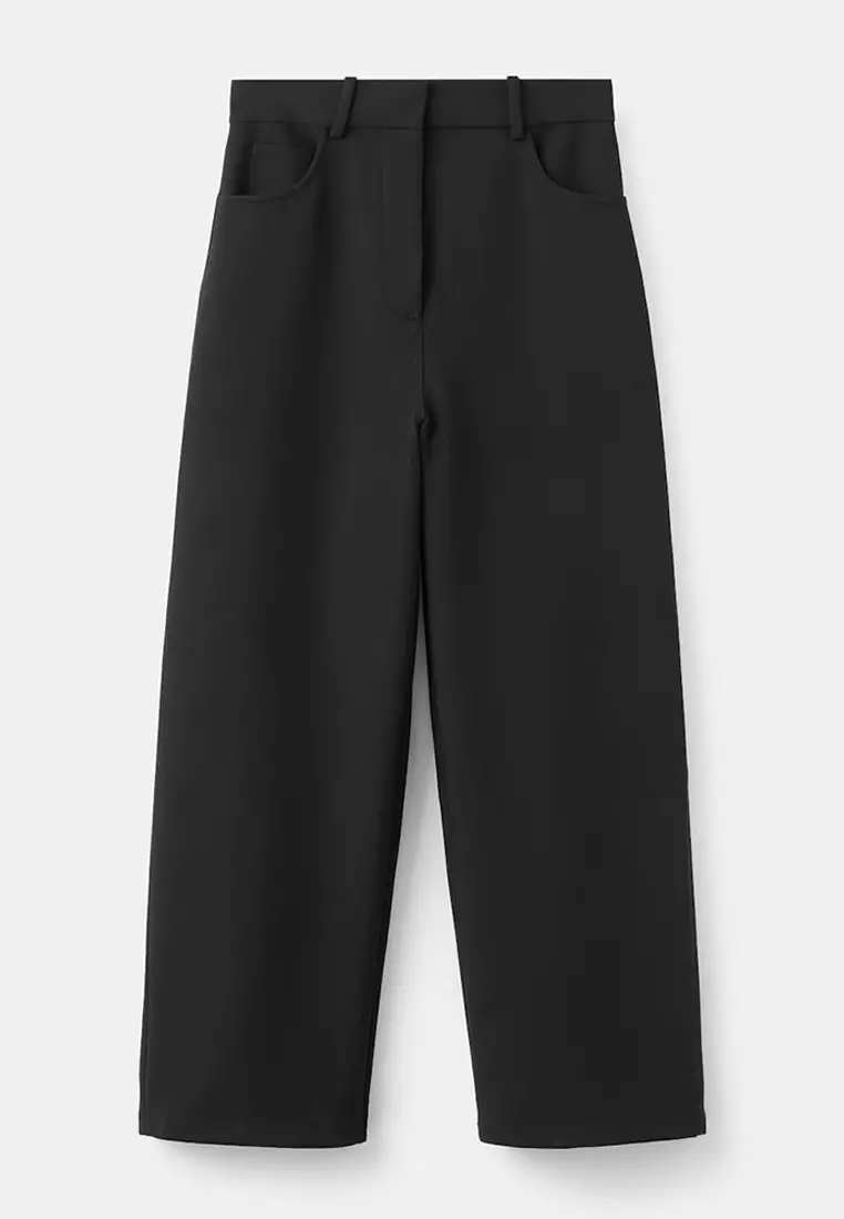 Mid-Rise Suit Trousers