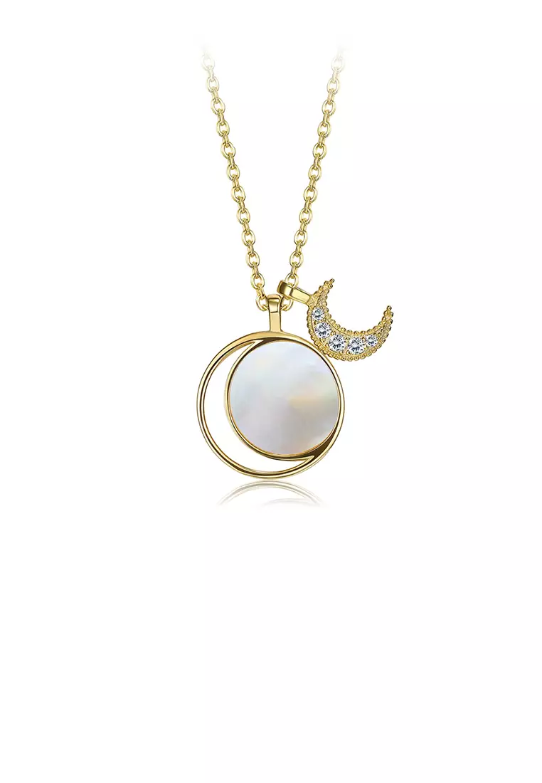 Gold moon choker on sale