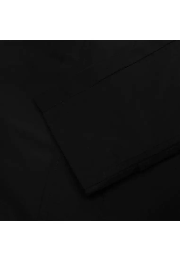 Polyester Fiber Men'S Outerwear In Black 80678531
