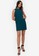 ZALORA WORK green Zip Detail Mini Dress B5911AA7C01372GS_4