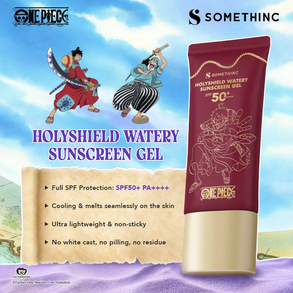 SOMETHINC Holyshield Watery Sunscreen Gel SPF 50+ PA++++ - 50ml One Piece Edition