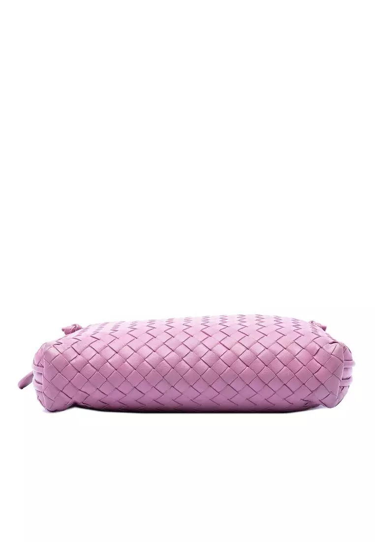 Pre-Loved Bottega Veneta Nappa Intrecciato Nodini Crossbody