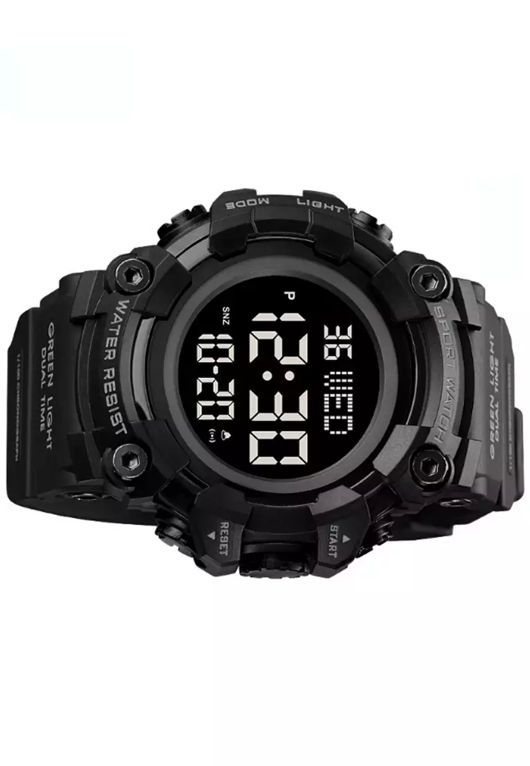 Jam Tangan Digital Pria Waterproof Many Function Strap Tali Material Silicon BL81 ORIGINAL