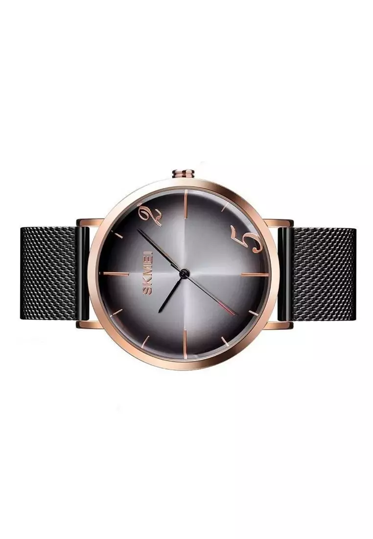 Jam Tangan Casual Analog Pria Strap Tali Material Stainless Steel YP06 ORIGINAL