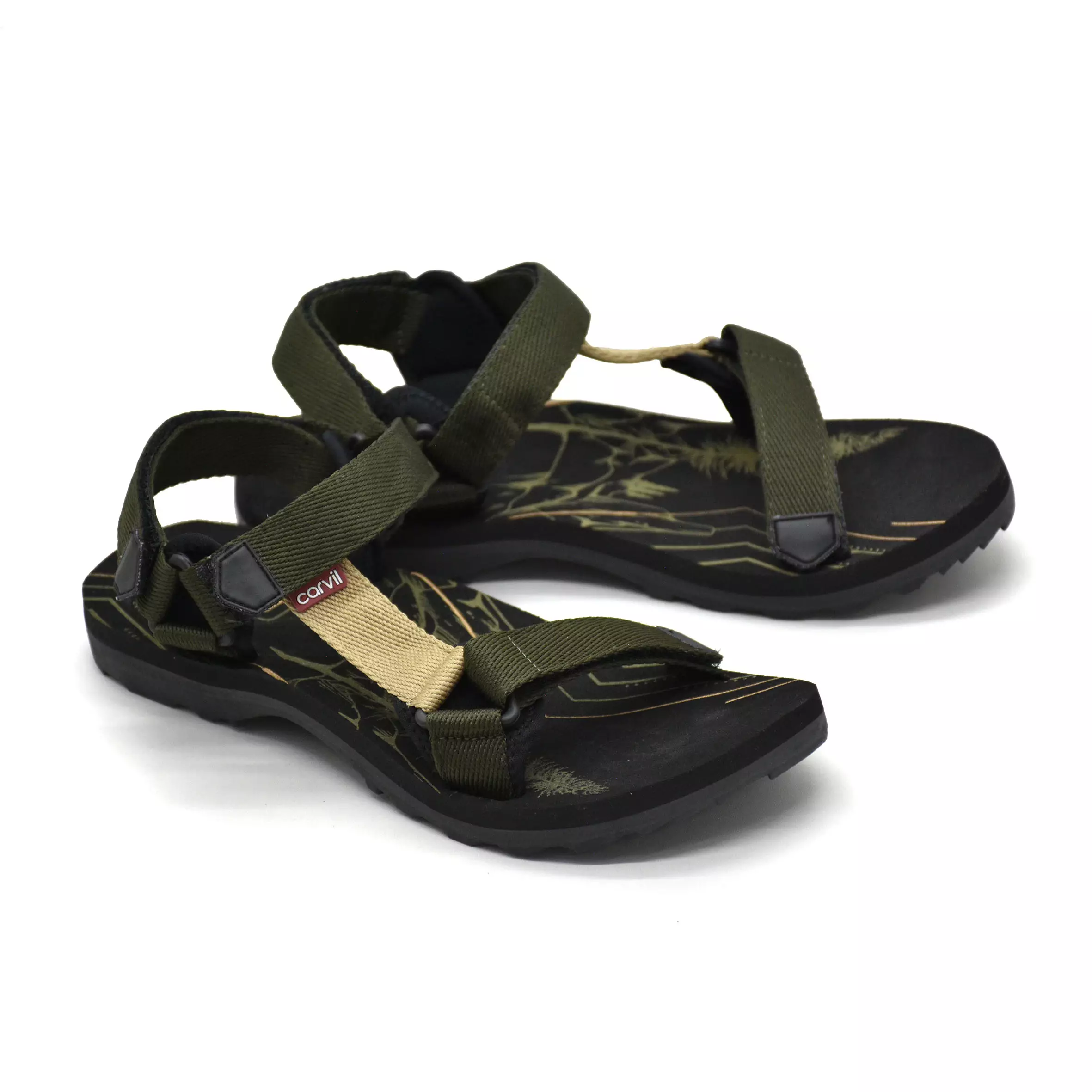 Carvil Sandal Gunung Pria Jeronimo-GM Olive/Beige