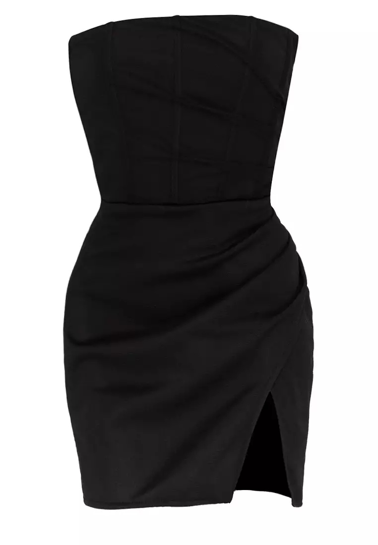 Charmer Corset Wrap Mini Dress