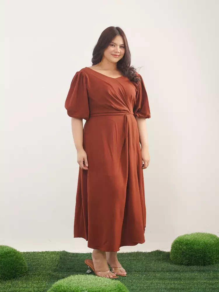 Xtramiles Ladies dress arielle dress terracota