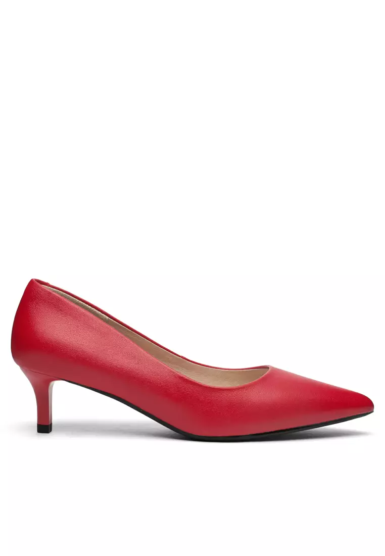 Discount on Twenty Eight Shoes  shoes - SKU: 5cm Leather Uniform Pointy Pumps 12-11