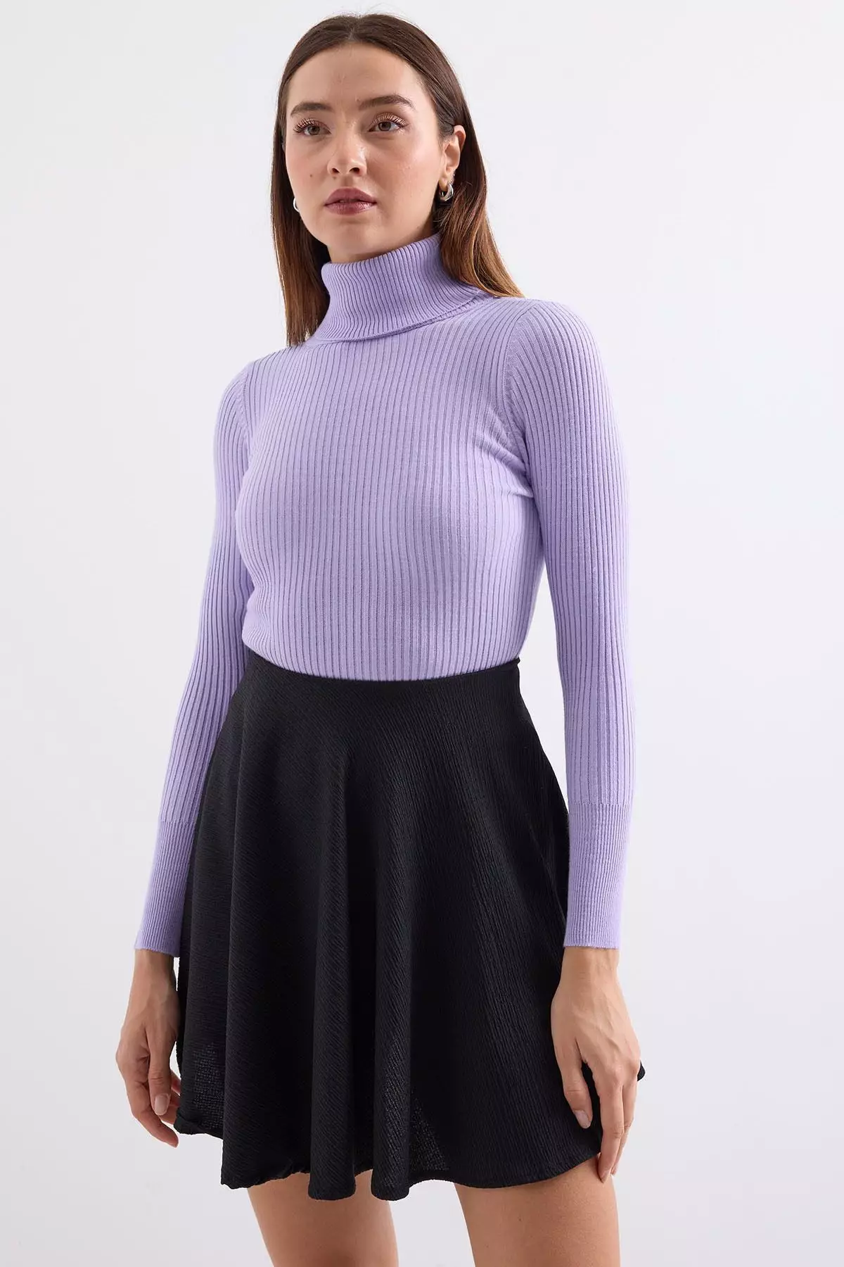 Turtleneck Knit Sweater