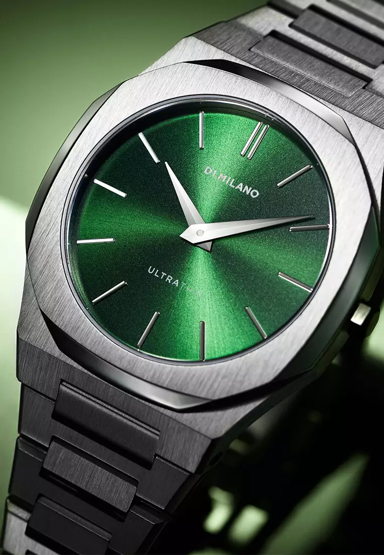 D1 Milano Ultra Thin Restyling petite Moss 34 mm - UTBL11