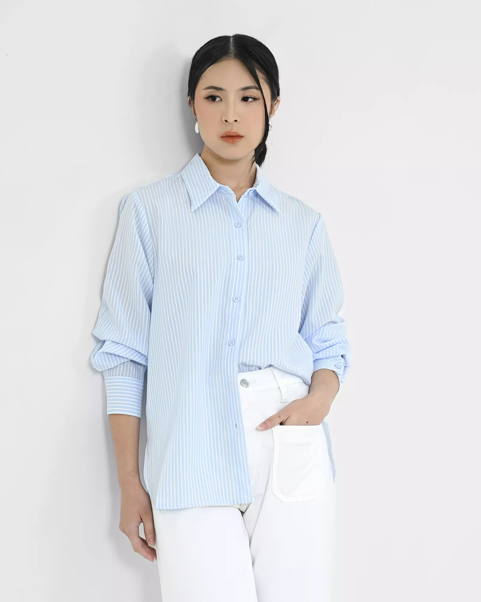 Geulis.id NOVA SHIRT - SKYBLUE