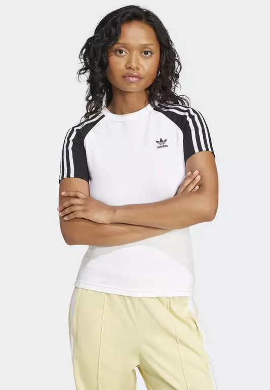Adicolor 3-Stripes Raglan Slim T-Shirt