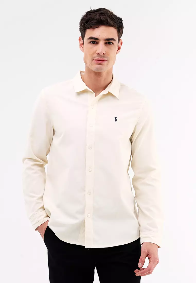 Woven Polo Long Sleeve