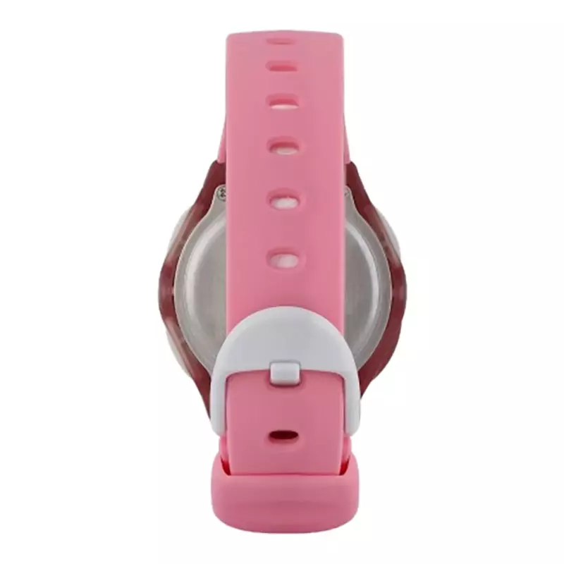 Jam Tangan Wanita Casio General LW-200-4BVDF Digital Dial Pink Resin Band