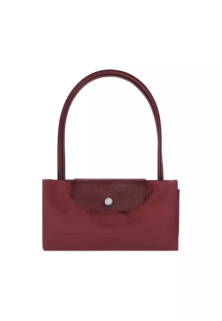 Longchamp Le Pliage Green M Tote Bag Pomegranate